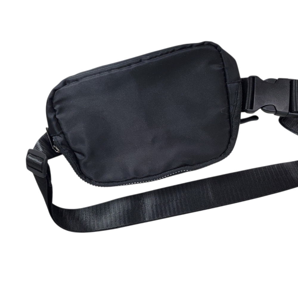 Cross Body Bag Hip Bag Black Zip Vacation Goth Grunge Mermaidcore Colligent